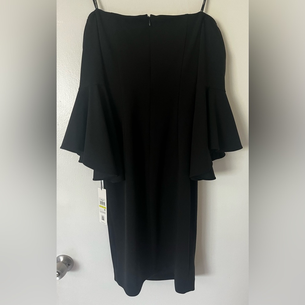 Calvin Klein Black Long Sleeve Dress